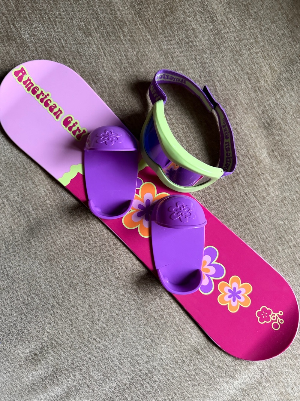 American Girl 2004 retired snowboard accessories